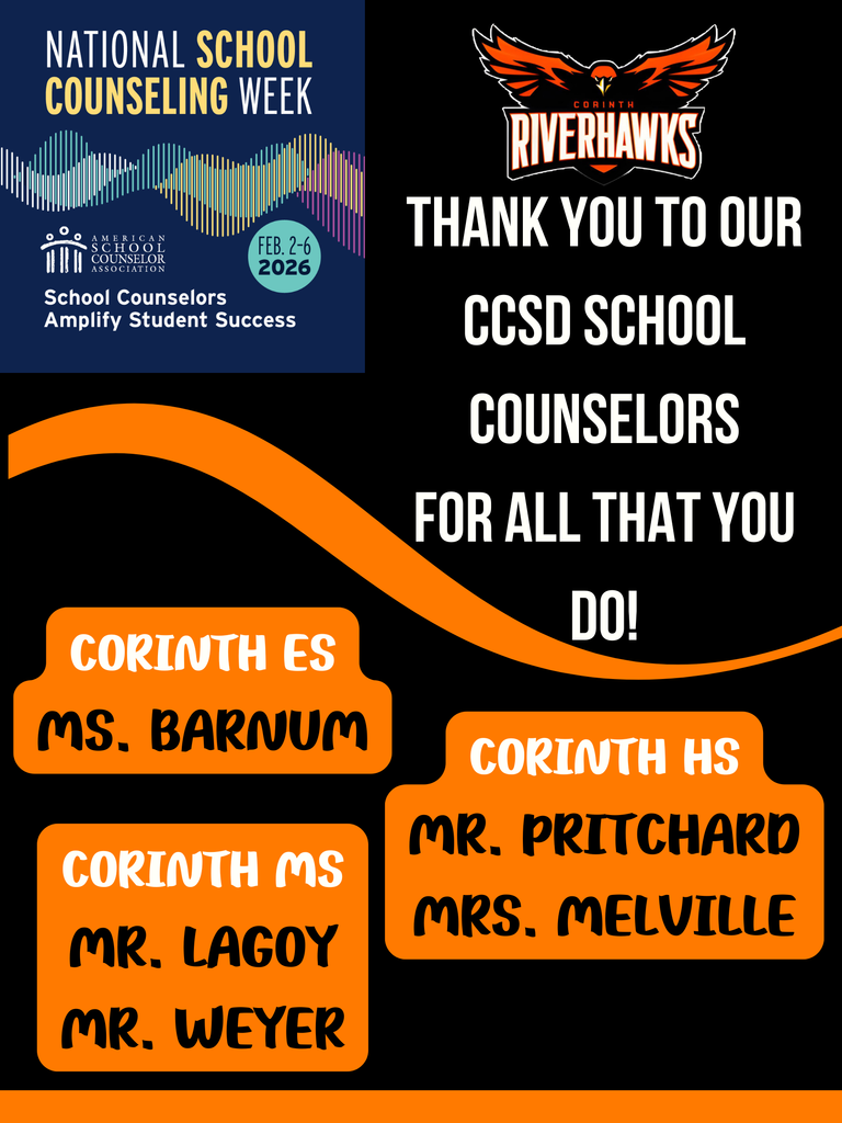 National School Counseling Week 2026 Thank you!
