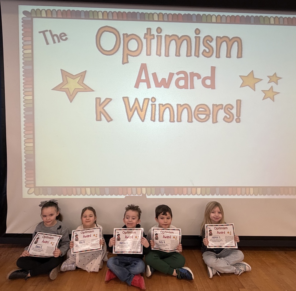 Kindergarten optimism winners