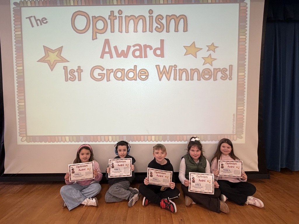 1st grade optimism winners