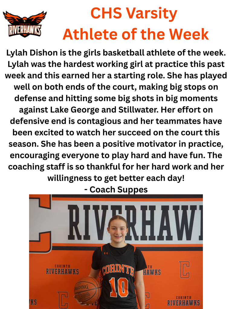 Lylah Dishon Varsity Athlete of the Week