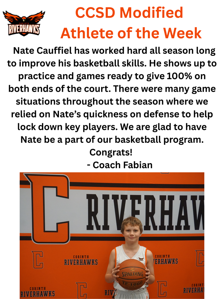 Modified Athlete of the Week Nate Cauffiel