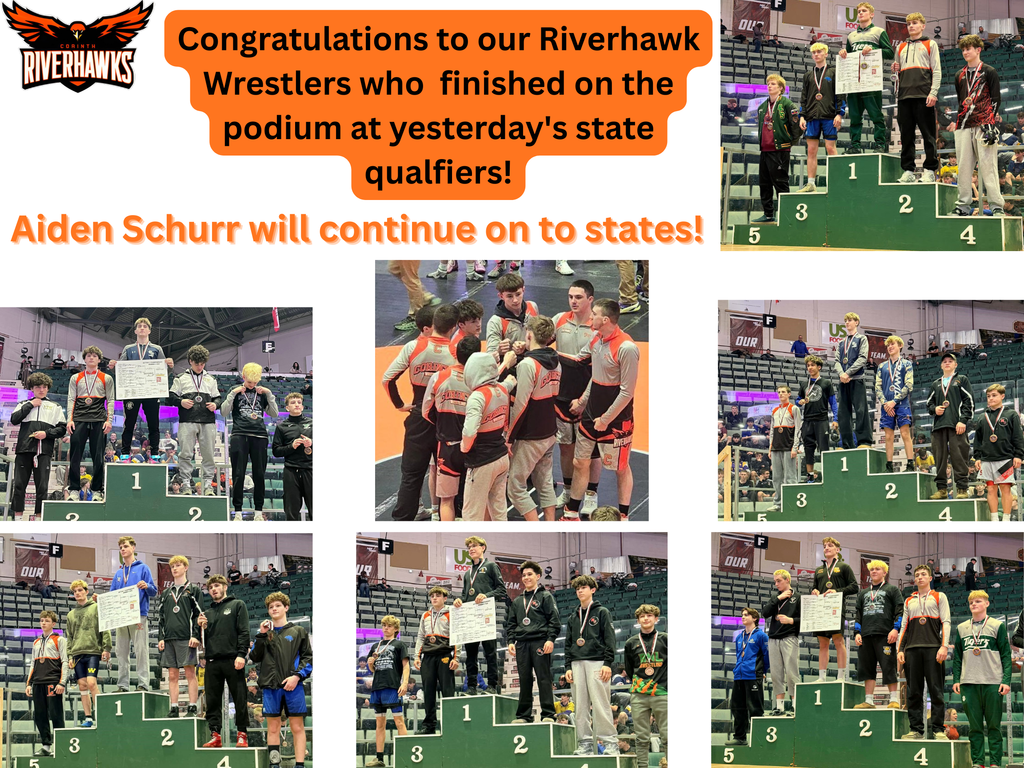 Riverhawk Wrestlers - State Qualifiers