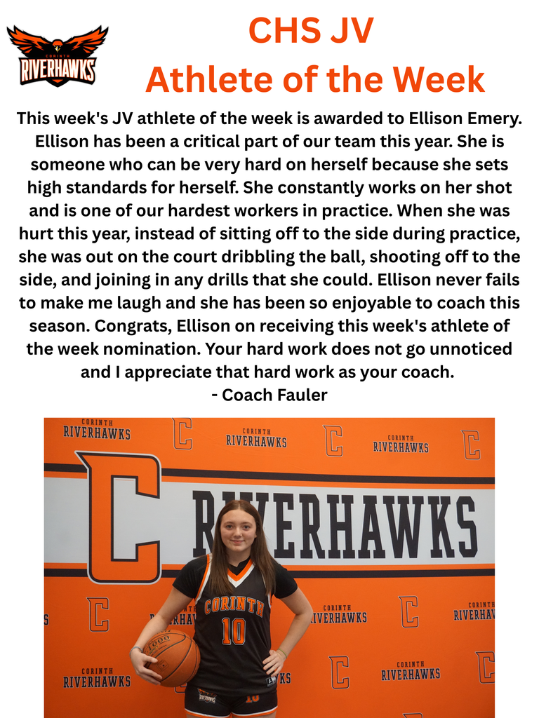 Ellison Emery Athlete of the Week
