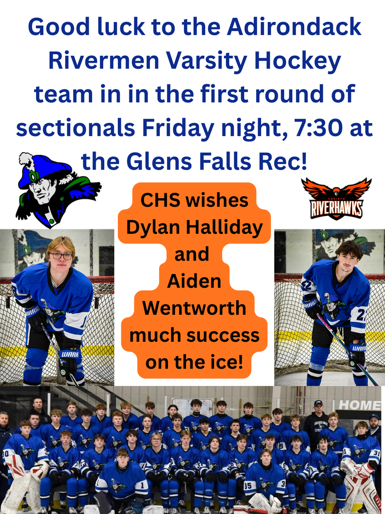 Good luck to the ADK Rivermen in sectionals