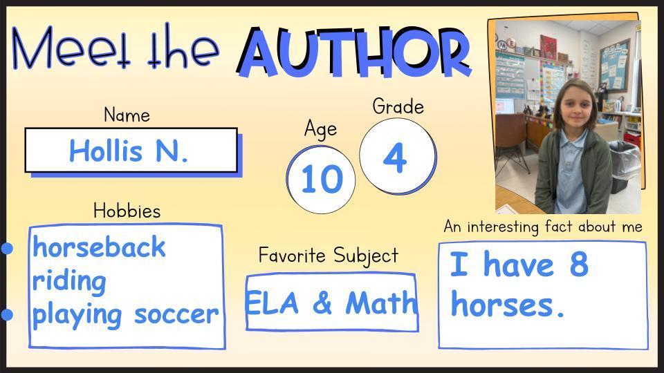 Author of the Week Hollis N