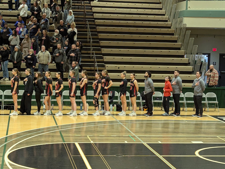 Girls Varsity bb semi final game