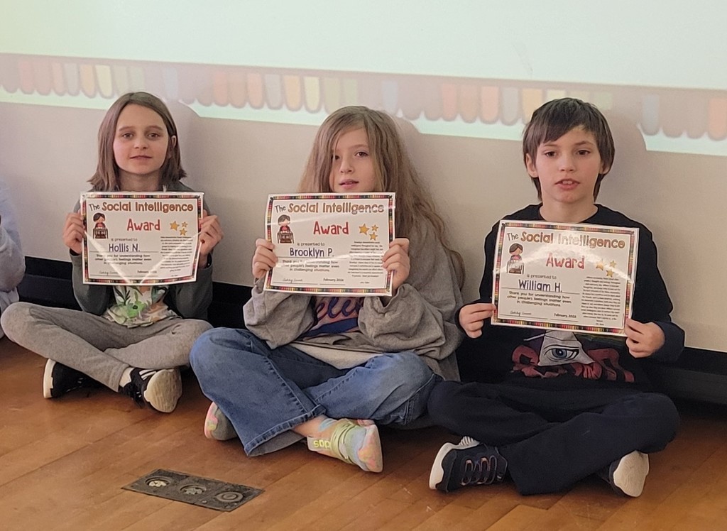 Grade 4 Social Intelligence Winners