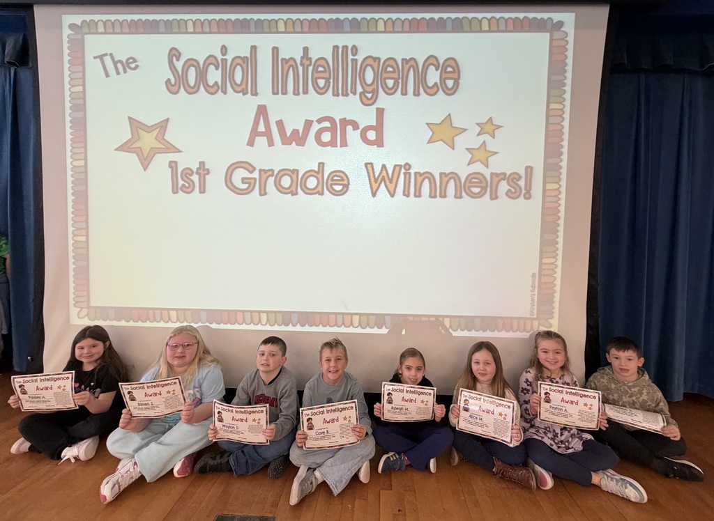 Grade 1 Social Intelligence Award winners