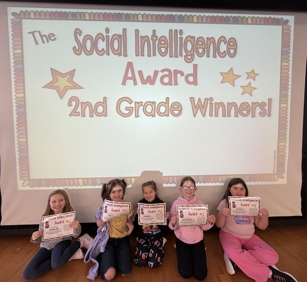 Grade 2 social intelligence award winners