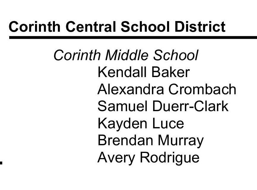 Grade 8 student award winners