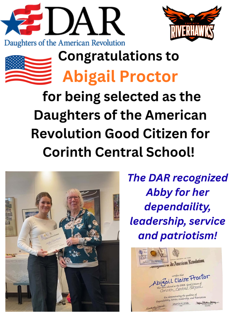 Abigail Proctor DAR Good Citizen Award