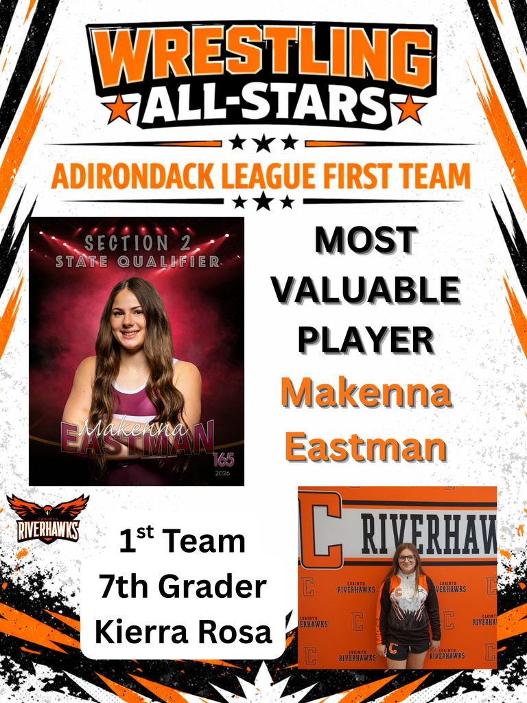 Adirondack League All-stars GIRLS first team