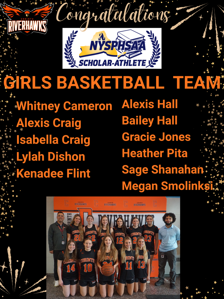 Girls Varsity BB Scholar Athlete Team