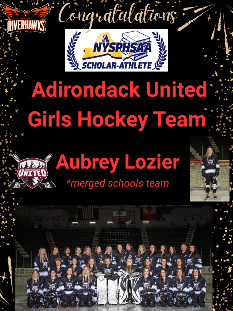 ADK United Girls Hockey Scholar Athlete Team