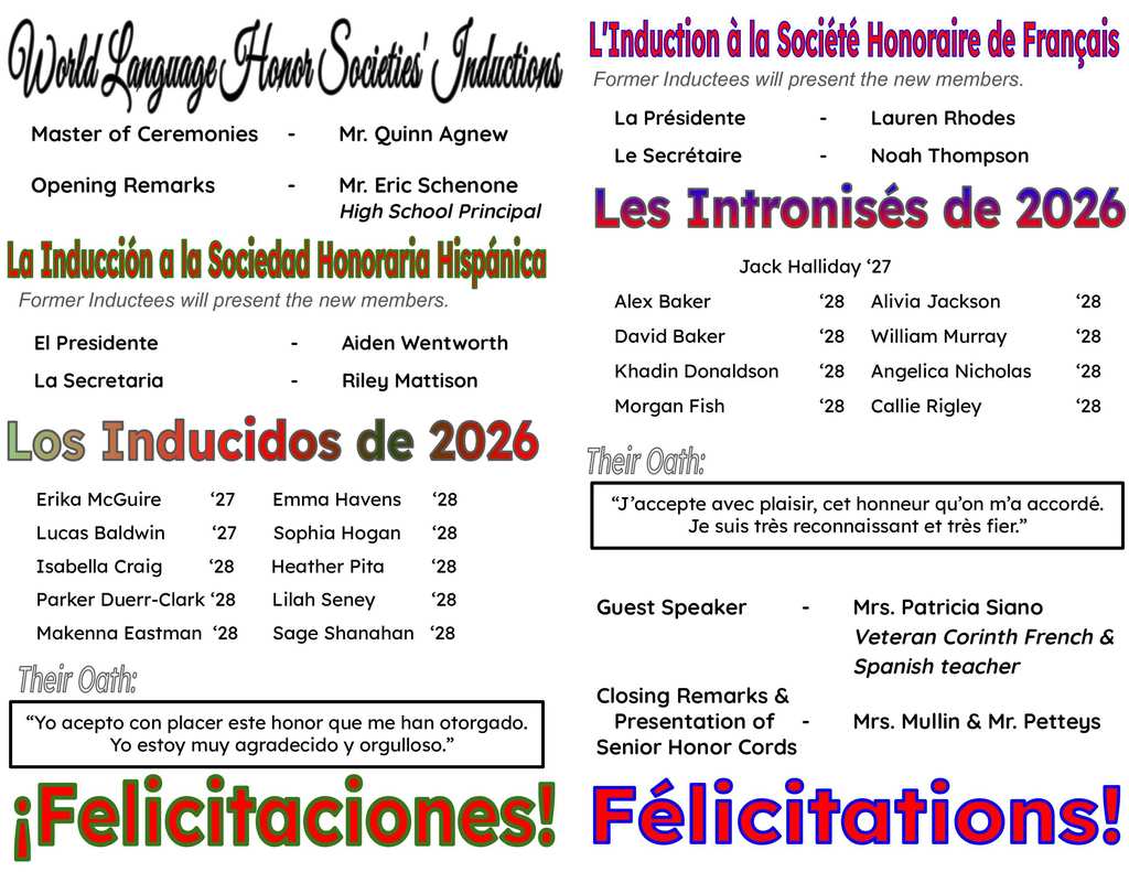 World language Induction Program