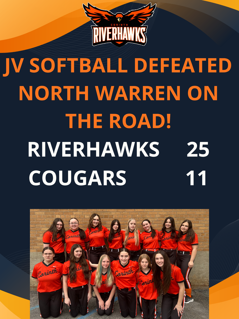JV Riverhawk Softball defeats North Warren