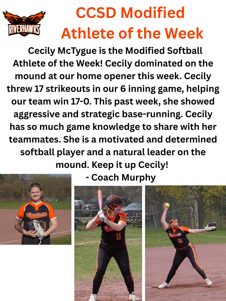 Cecily Athlete of the Week 