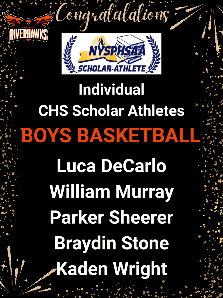 CHS Scholar Athletes Basketball Updated April 28th