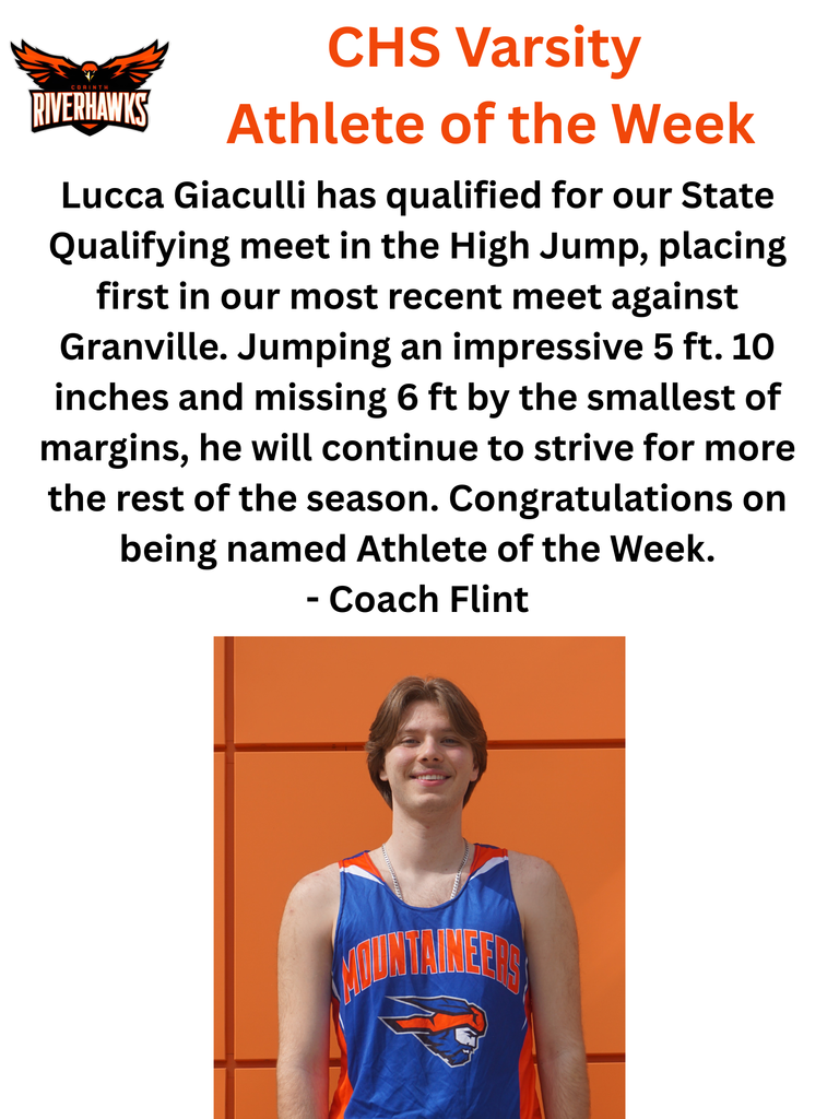 Lucca Giaculli Athlete of the Week