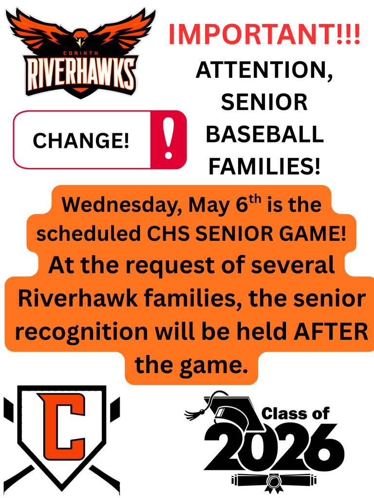 VARSITY BASEBALL CHANGE