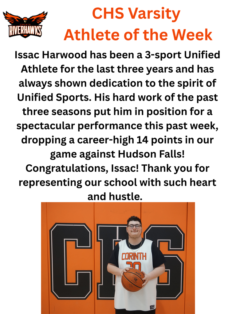 Isaac Varsity Athlete of the Week Unified
