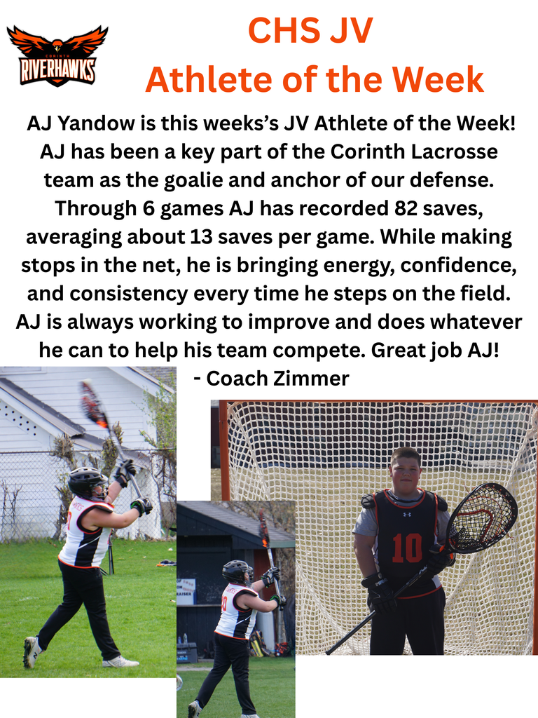 JV Athlete LAX Athlete of the Week