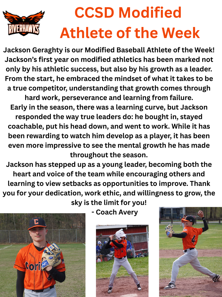 Jackson G Athlete of the Week