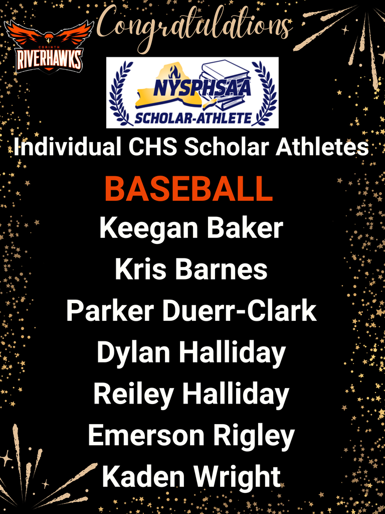 Individual Scholar Athletes Baseball