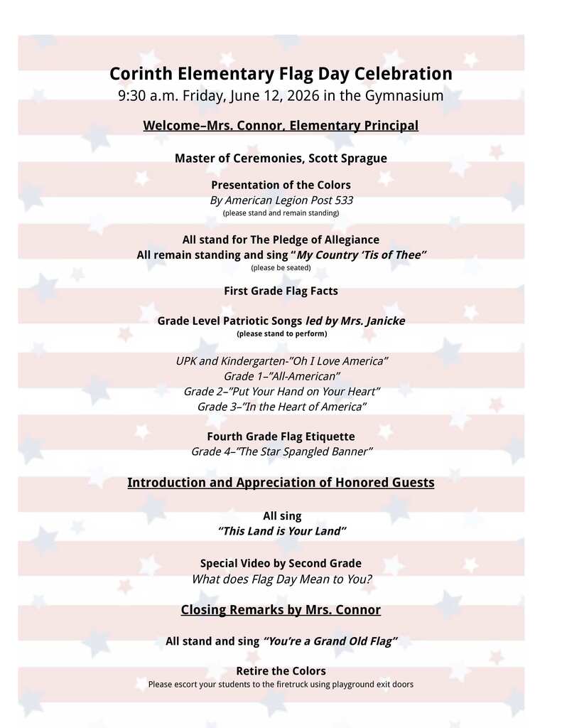 CES Flag Day