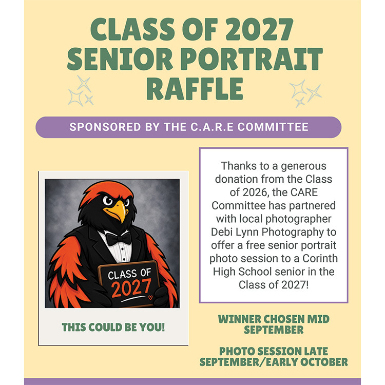 Class of 2027 Senior Portrait Raffle