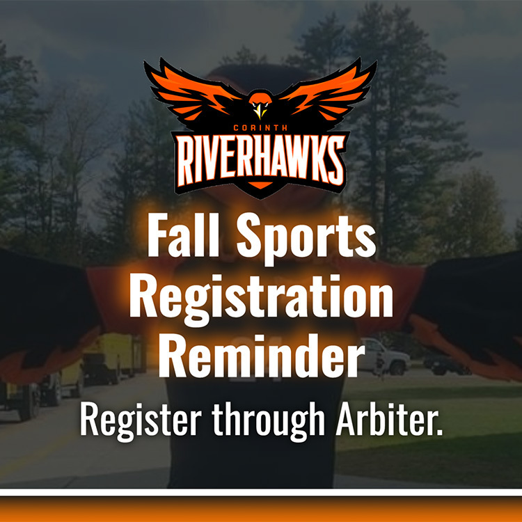 Fall Sports Registration Reminder