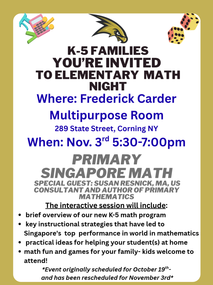 Elementary Math Night