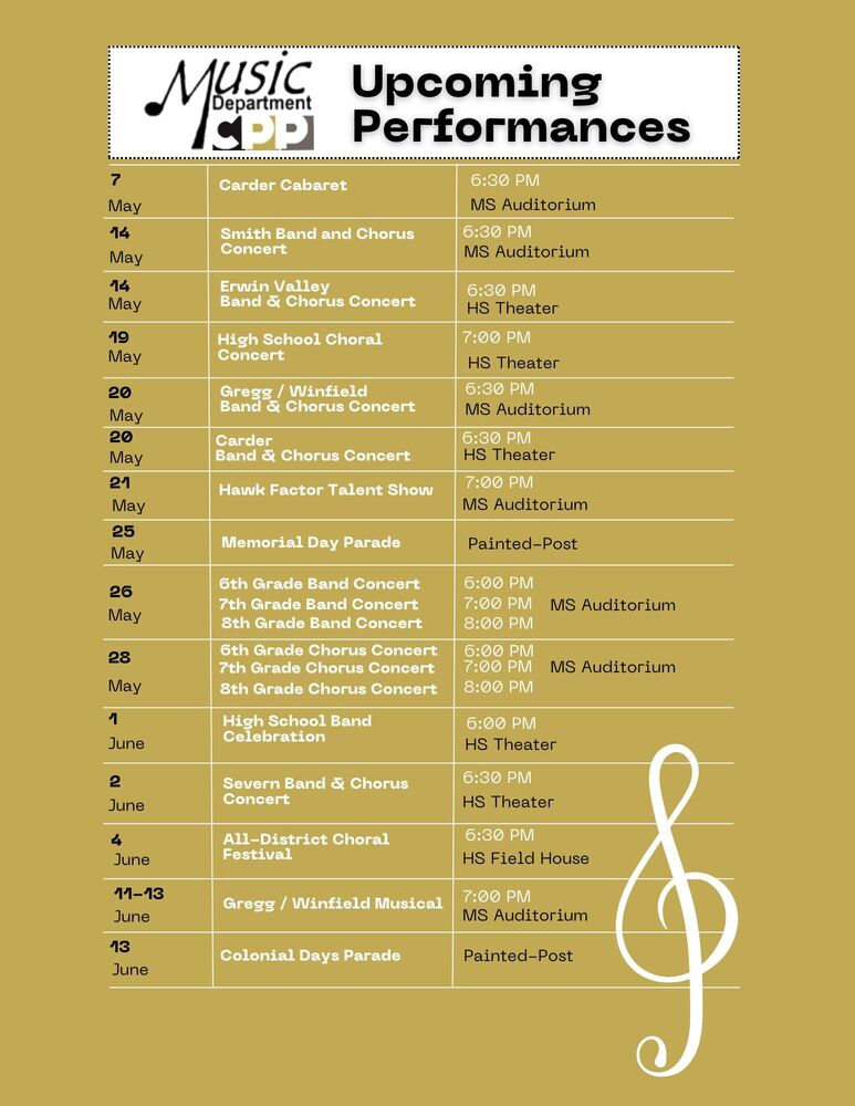 Spring Performances