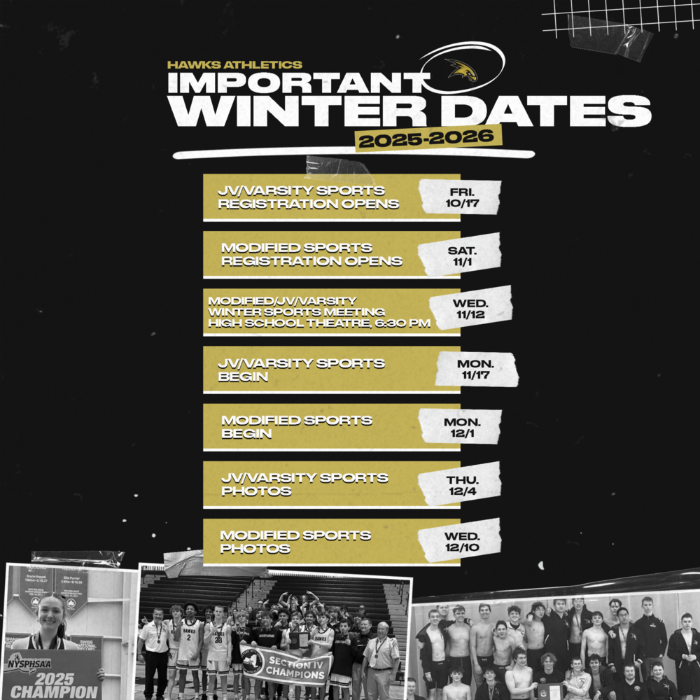 Hawks Winter Dates
