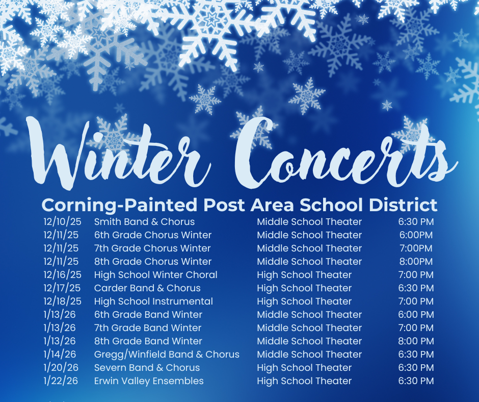 Winter Concert Schedule