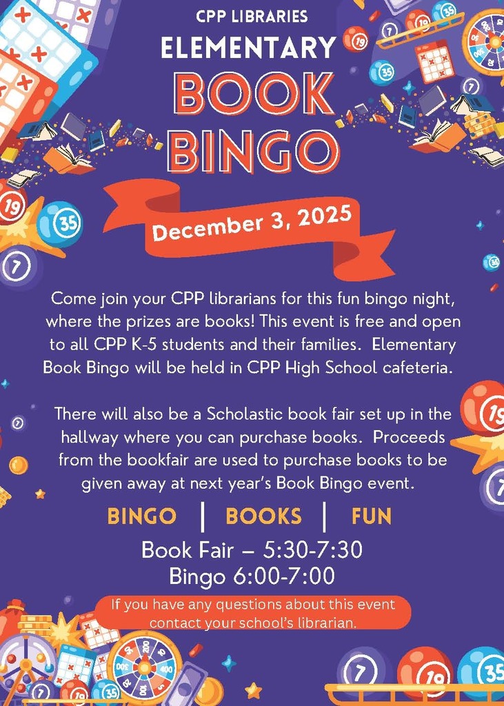 Elementary Book Bingo