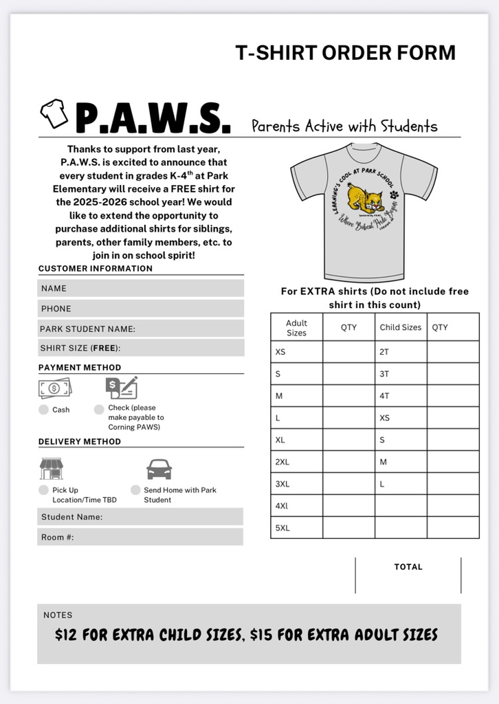 paws shirt