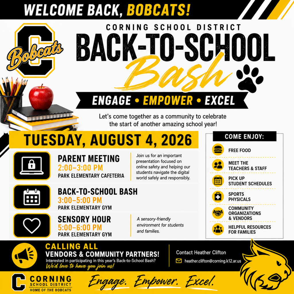Back to school bash August 4th