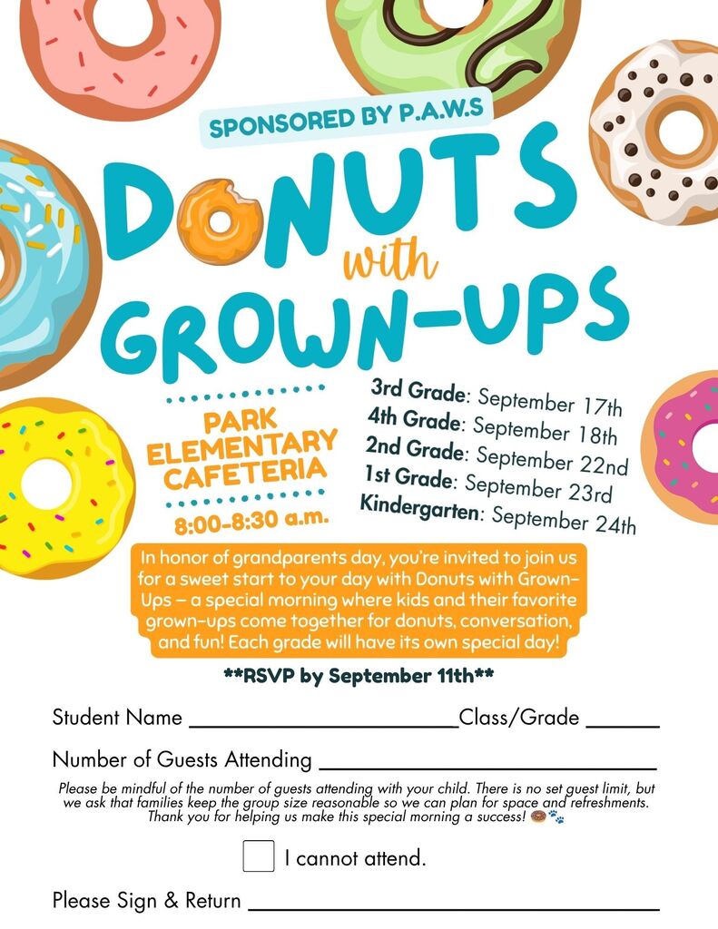 donuts with grown-ups 2026