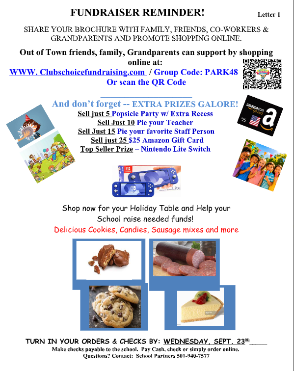 park fundraiser info