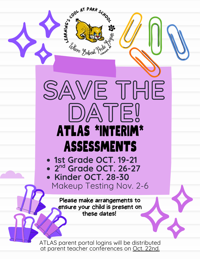 K-2 ATLAS Interim Dates Oct 19-30