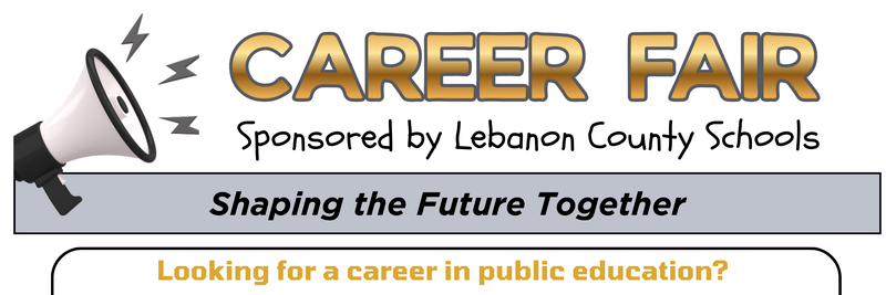 Poster advertising a career fair