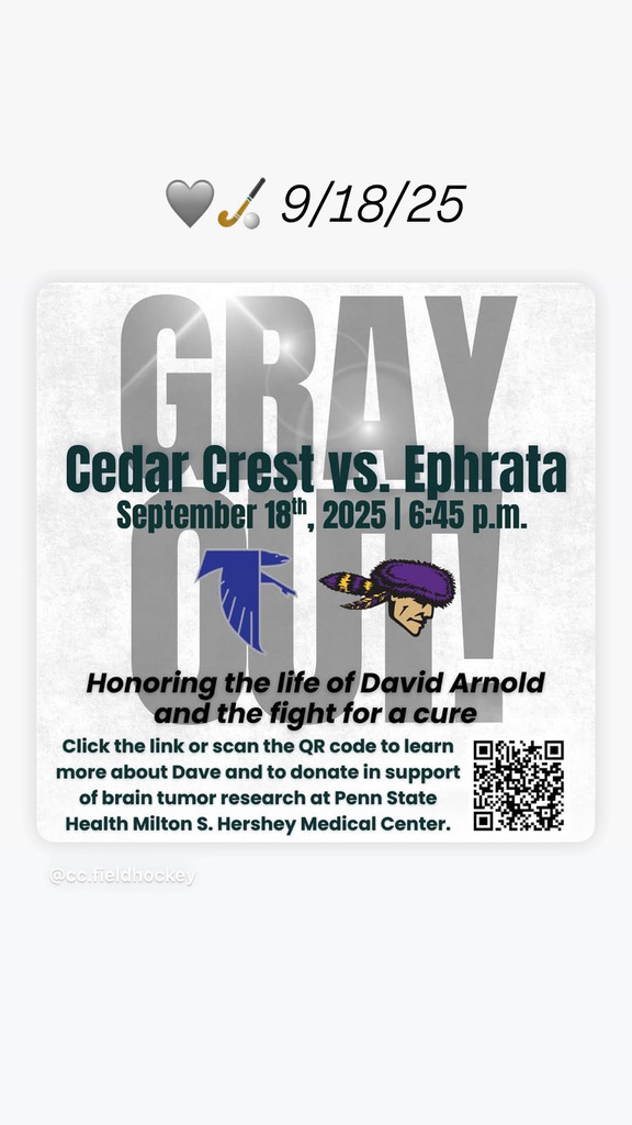 poster for Gray Out field hockey fundraiser