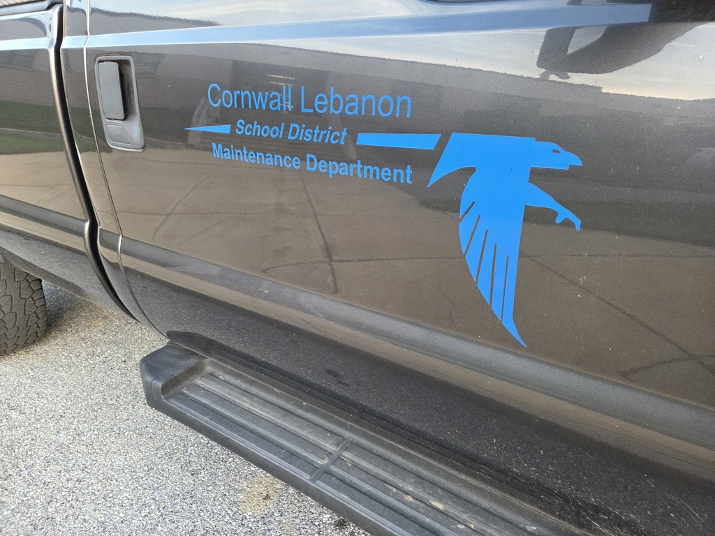 Truck with logo