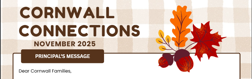 title image of Cornwall Connections November 2025 newsletter