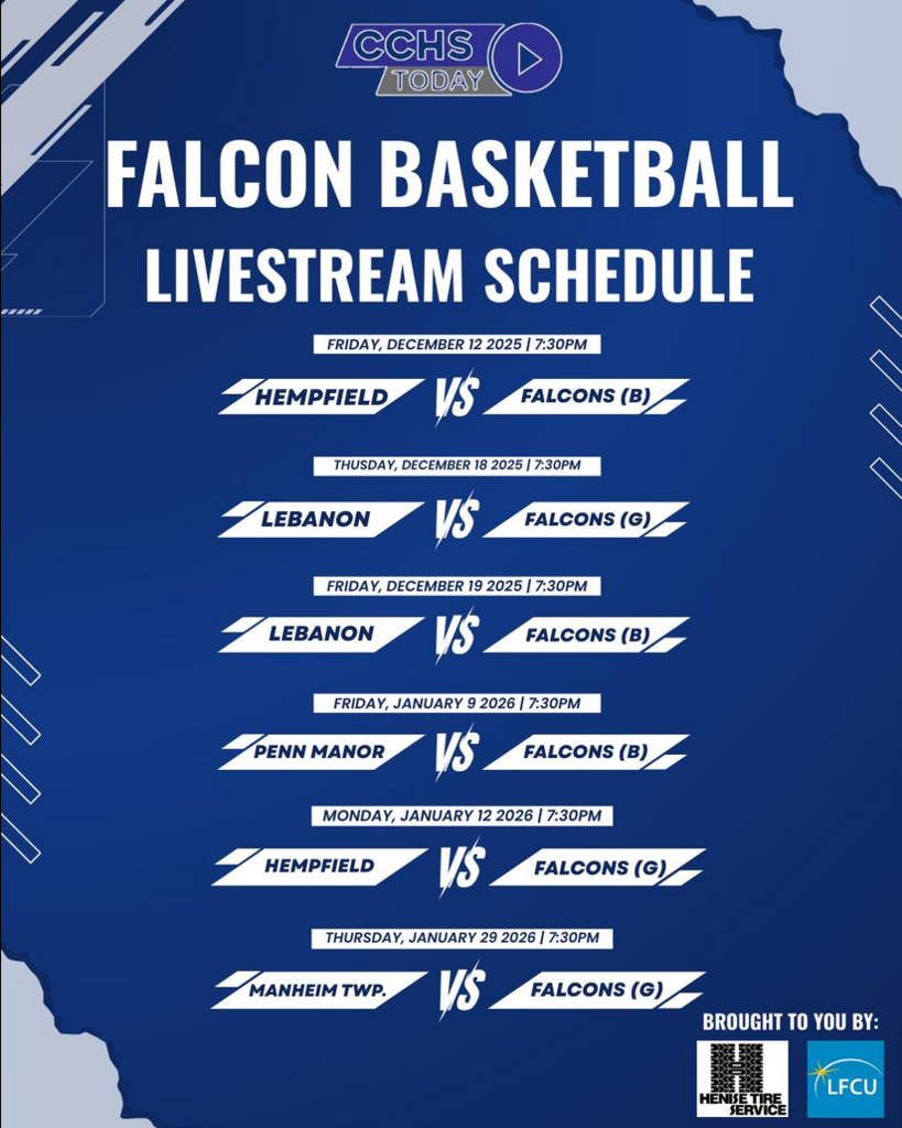 Falcon Basketball livesteam schedule for 2025-2026