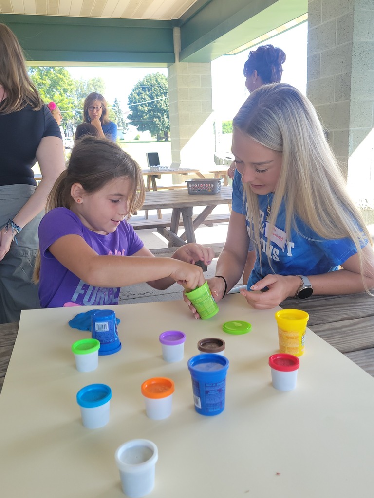 Two students engaging during Falcons Connect