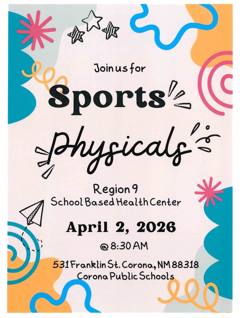 Flyer for Sports Physicals