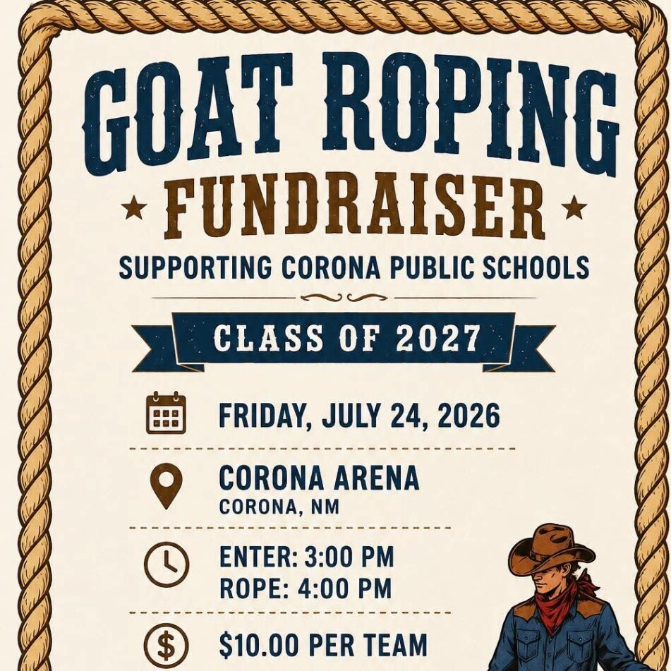 goat roping flyer