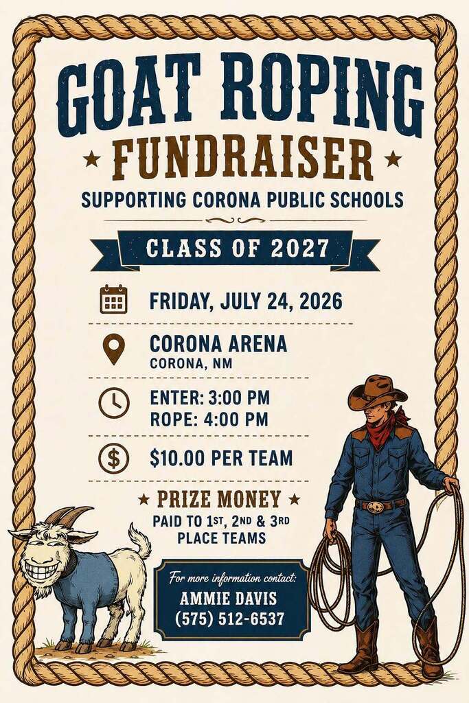 Goat Roping Flyer
